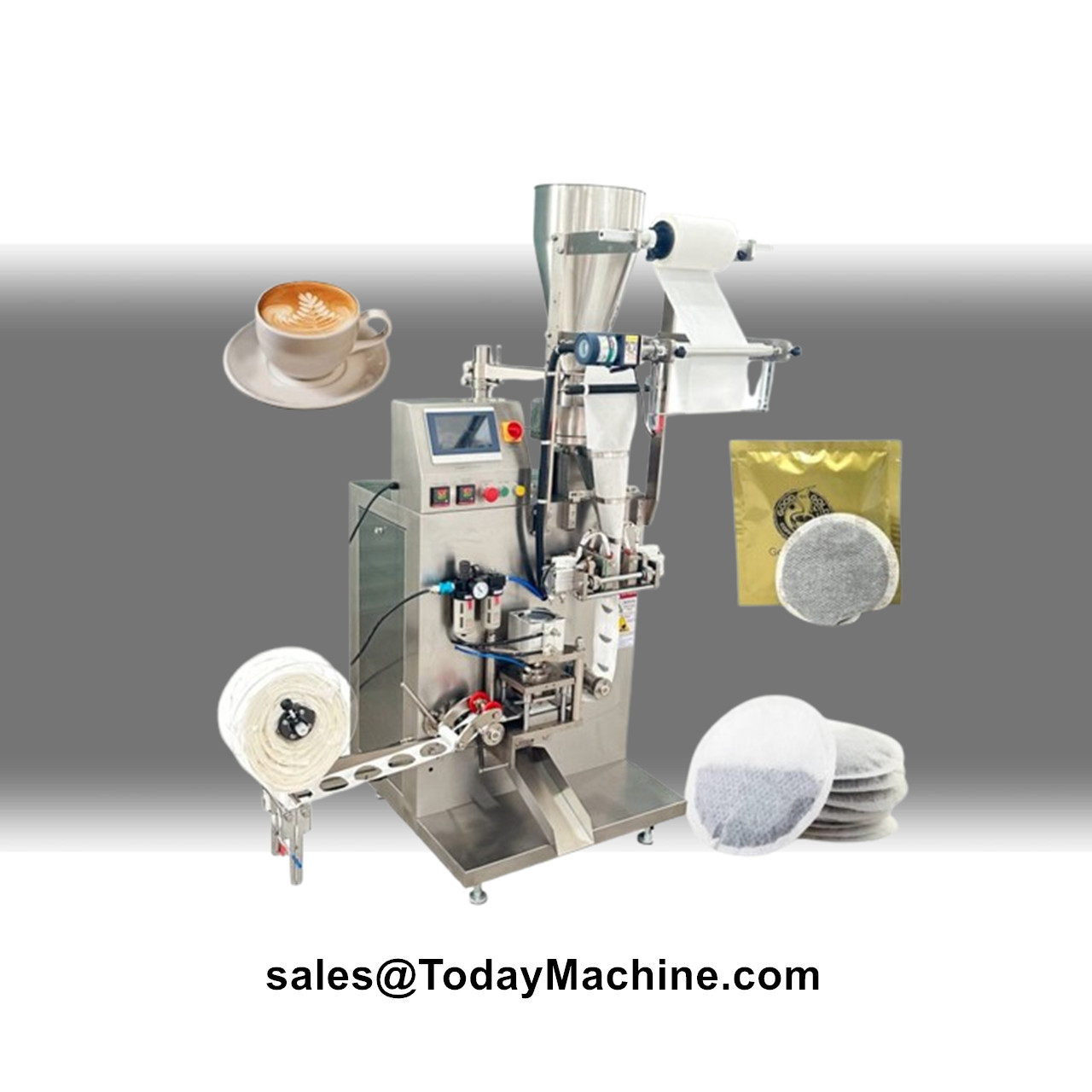 Coffee Tea Bags - Automatische filterpapier theezakjes ronde koffiepod poeder
