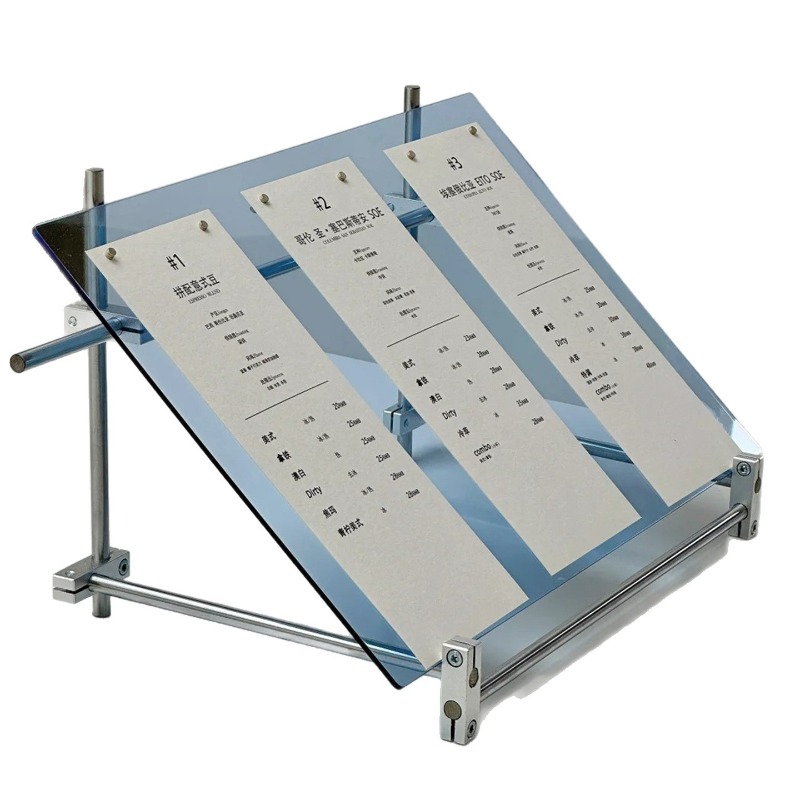 Coffee Tea Menu - Acryl displaystandaard voor optische assen, menu-standaard