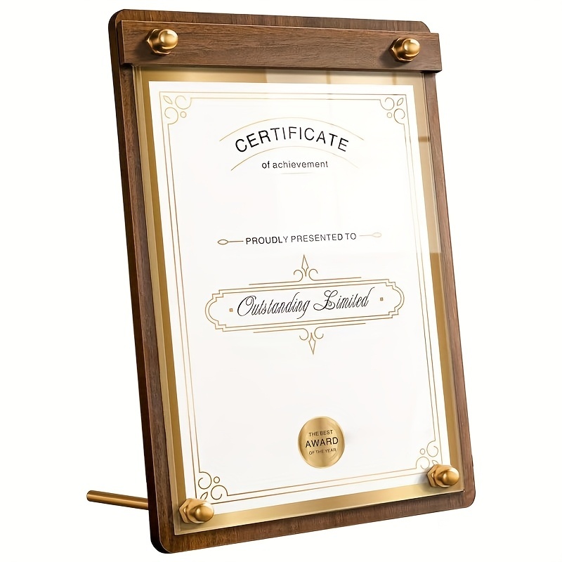 Coffee Tea Menu - 1Pc Massief Houten Desktop Clip Cover
