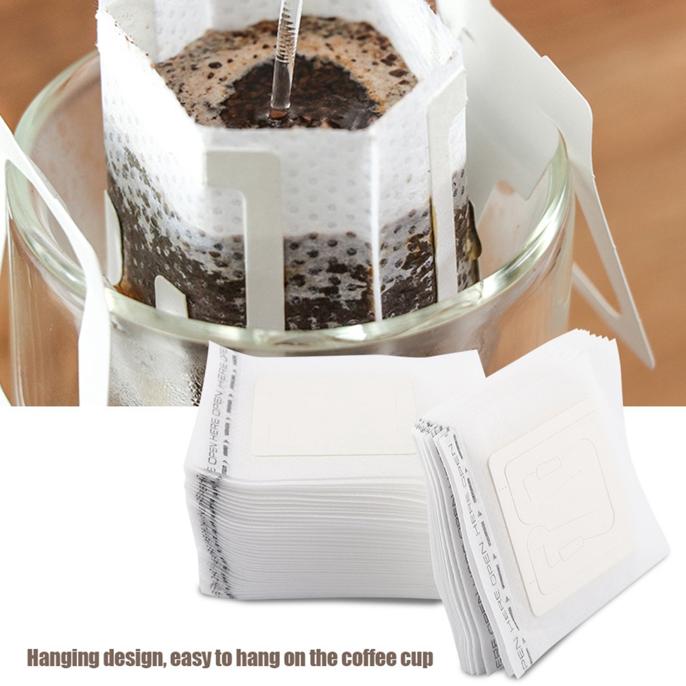 Coffee Tea Bags - 50-delige set wegwerpbaar non-woven koffiefilters met