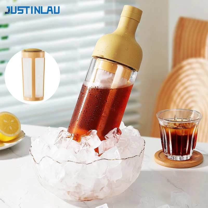 Coffee And Tea Glass - JUSTINLAU 1L Cold Brew Koffiekan Fruitthee-brouwketel