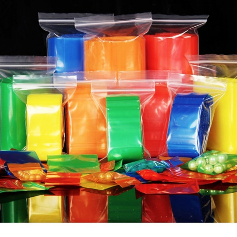 Coffee Tea Day - 50-100PCS Kleur Ziplock Sieraden Verpakking PE