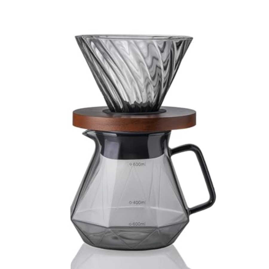 Coffee Dripper V60 - Cafecito Pour Over Koffiezetapparaat Set 20