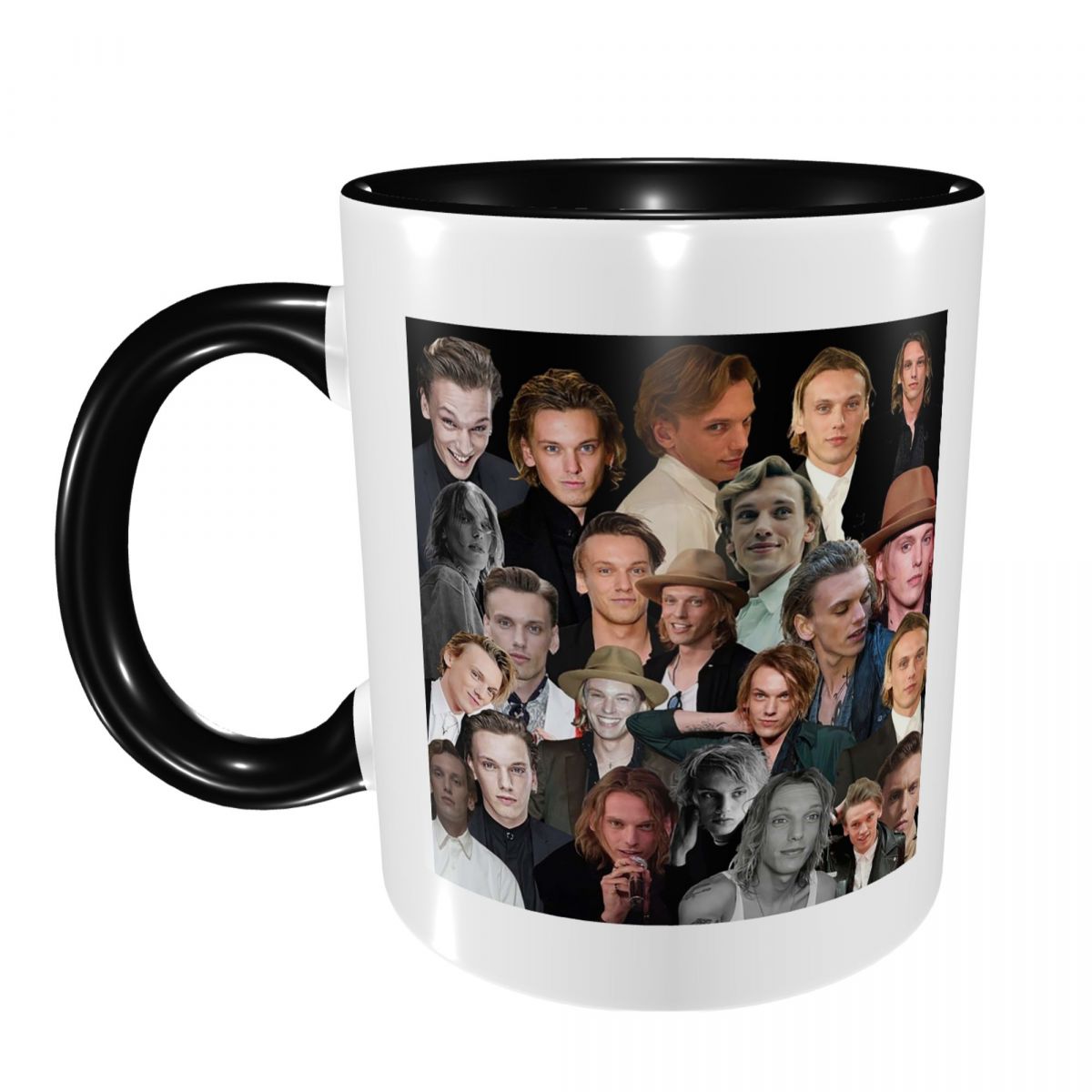 Coffee Tea Photos - Jamie Campbell Bower Fotocollage Mok Grappige