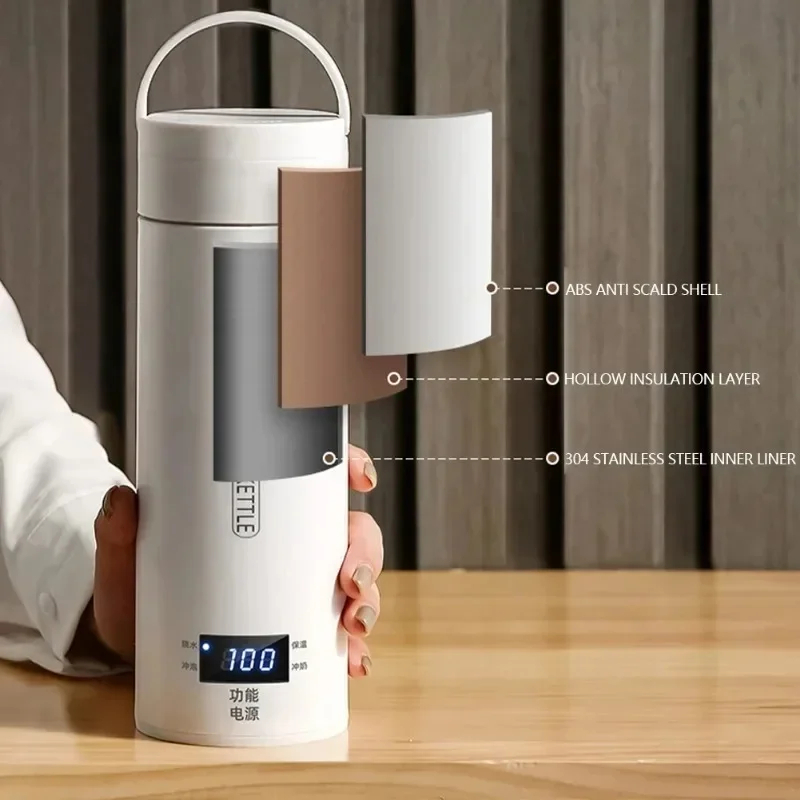 Coffee Tea Menu - 450ML Waterkokers Draagbare Thee Koffie Ketel