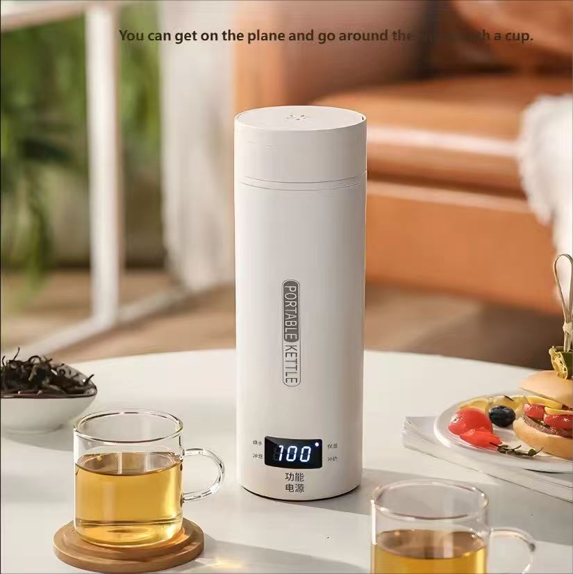 Coffee Tea Menu - HOMEFISH 450ML Elektrische Waterkokers Draagbare Thee