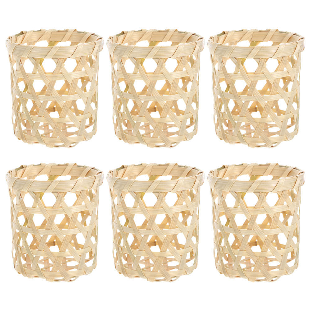 Coffee Tea Holder - 6 stuks theelichtjes, handgemaakte kandelaar, handgemaakte