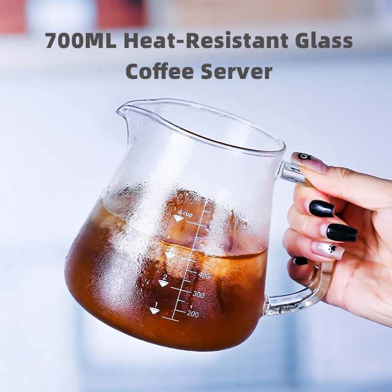 Coffee And Tea Glass - Nieuwe hoge borosilicaatglas van 700 ml,