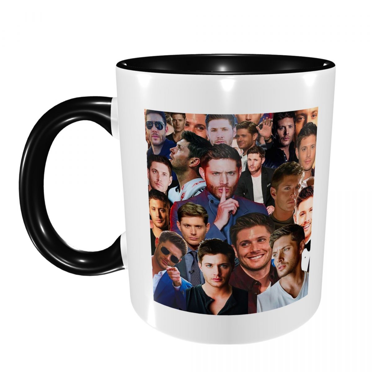 Coffee Tea Photos - Jensen Ackles Fotocollage Mok Grappige keramische