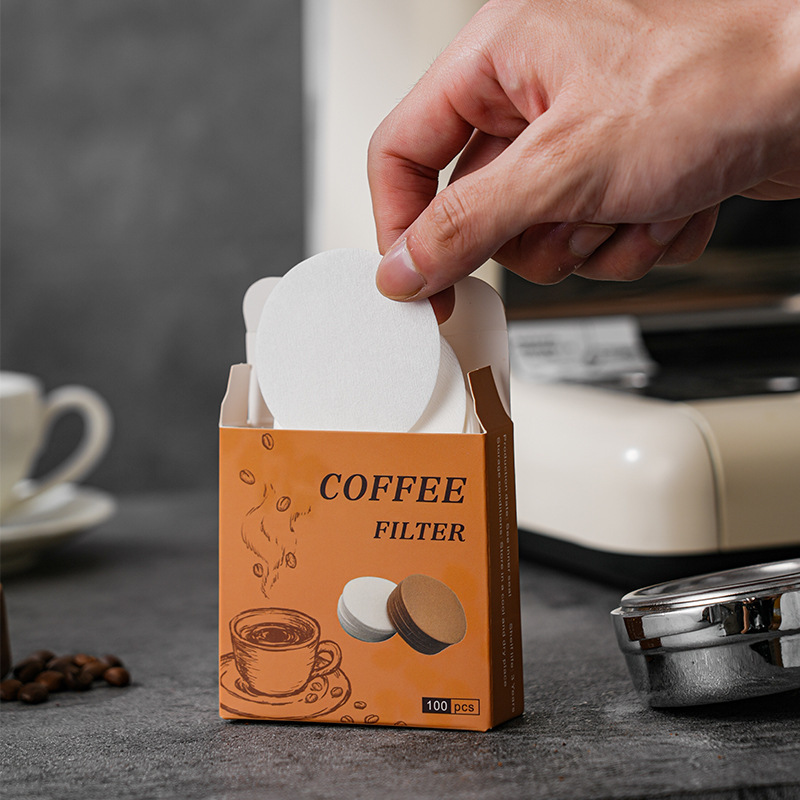 Coffee Dripper V60 - 100 Stuks Ronde Koffiefilterpapier Set 51mm/53mm/58mm/60mm