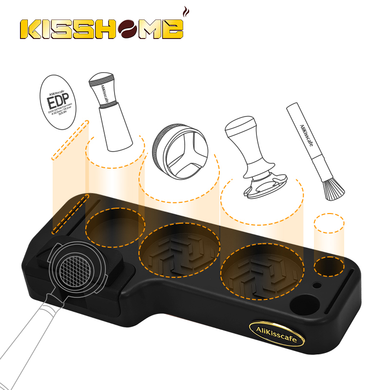 Coffee Tea Holder - Alikisscafe Koffie Tamping Station Mat Portafilter