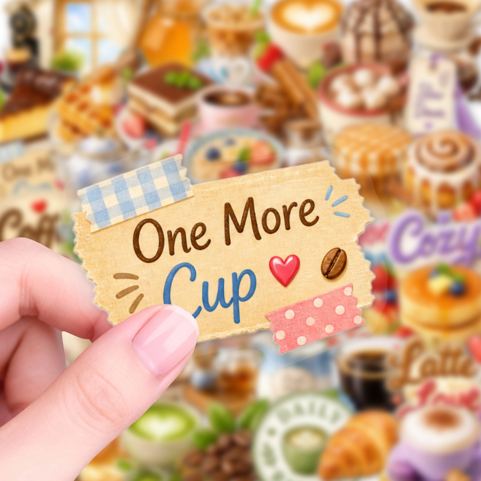 50 stuks Afternoon Tea Sticker - Coffee Tea Journal recensie en prijs