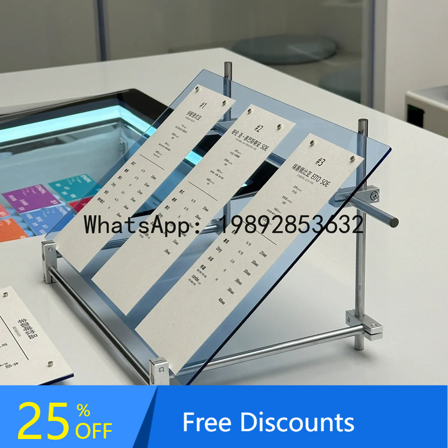 YFY Acryl Optische As Displays - Coffee Tea Menu recensie en prijs