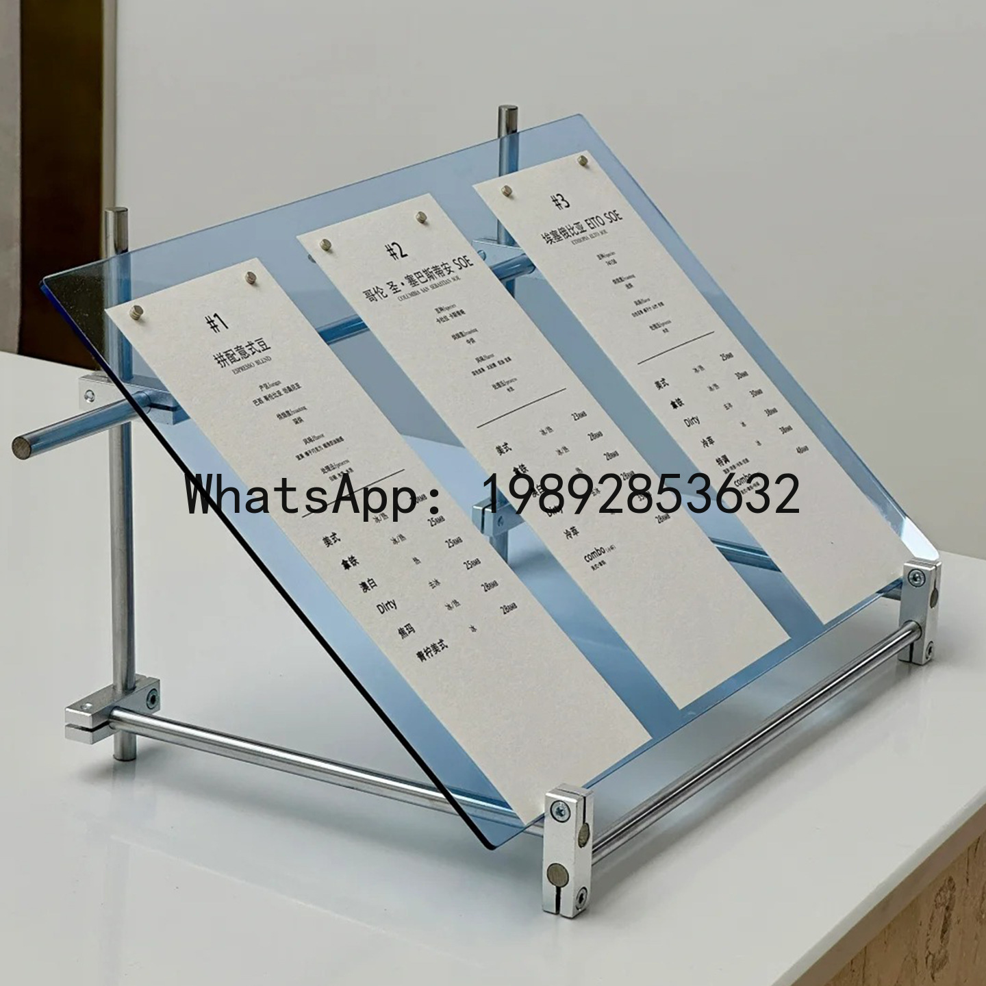 YFY Acryl Optische As Displays - Coffee Tea Menu recensie en prijs