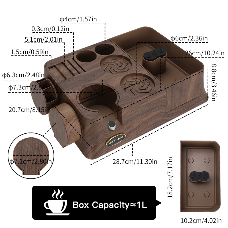 KISSHOME Espresso Sabotage Sta - Coffee Tea Holder recensie en prijs