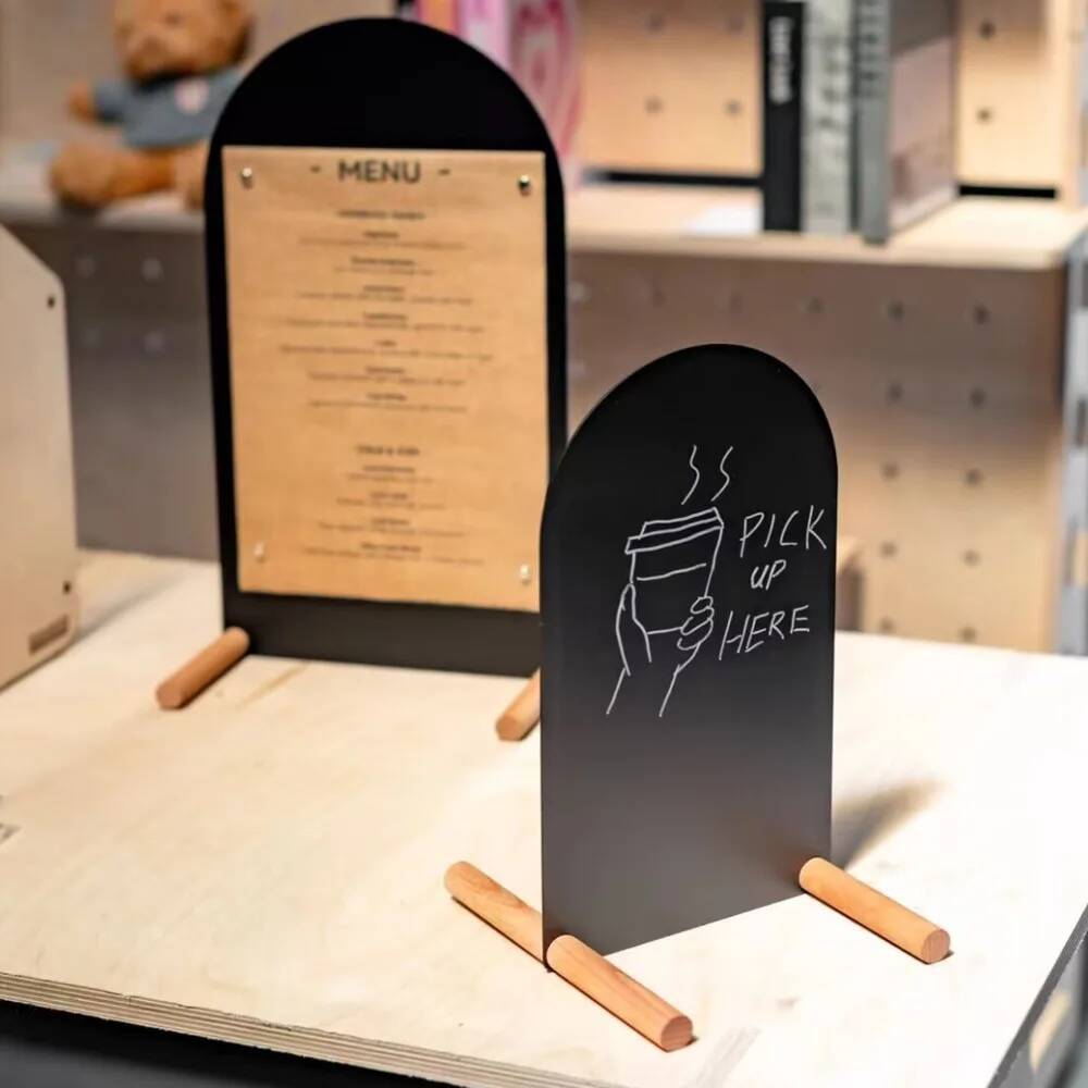 Metalen handgeschilderde menus - Coffee Tea Menu recensie en prijs
