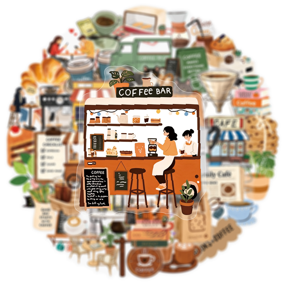 50-pack Healing Coffee Shop Af - Coffee Tea Journal recensie en prijs