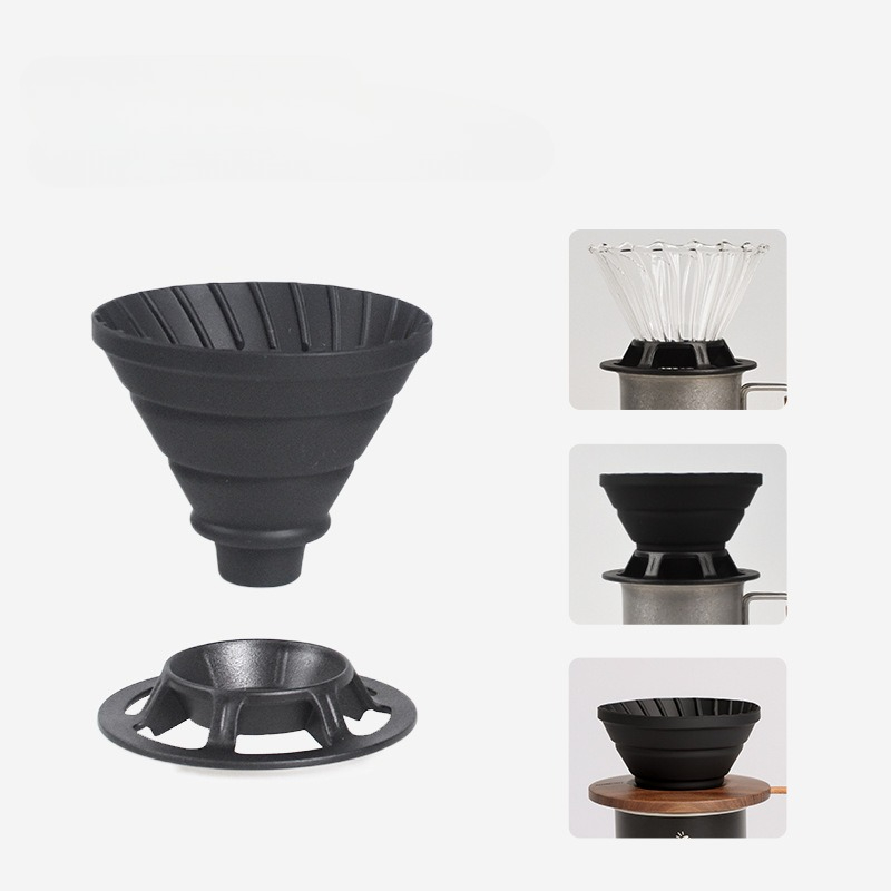 Draagbare opvouwbare siliconen - Coffee Dripper V60 recensie en prijs