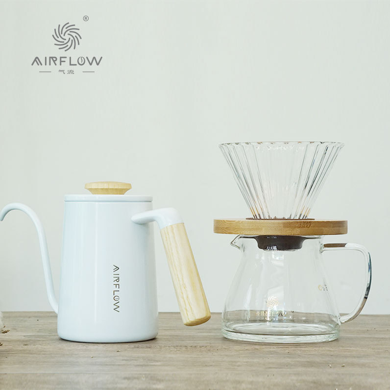 Koffiezetapparaat met houten s - Coffee Dripper V60 recensie en prijs