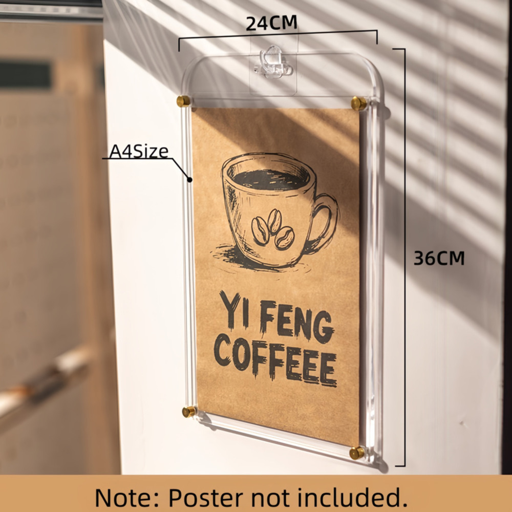 1 STKS A4 Display Stand Transp - Coffee Tea Menu recensie en prijs