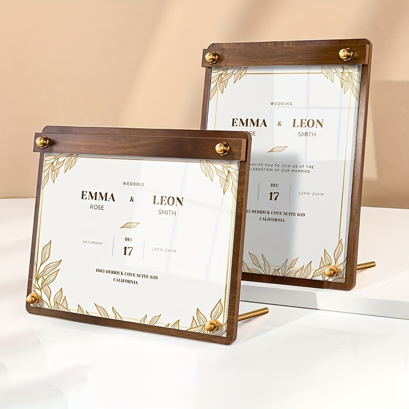1Pc Massief Houten Desktop Cli - Coffee Tea Menu recensie en prijs