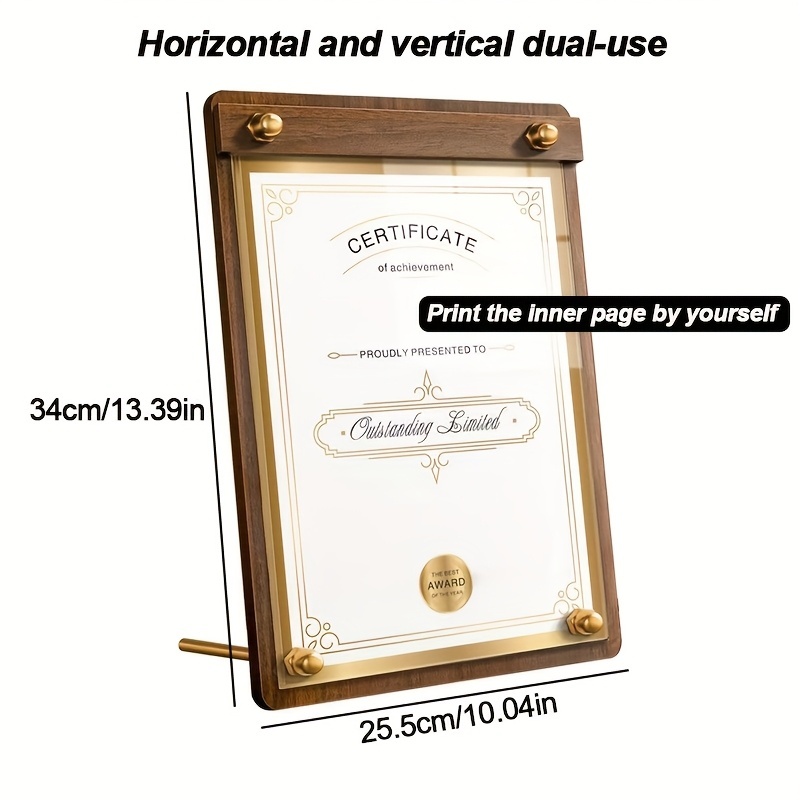 1Pc Massief Houten Desktop Cli - Coffee Tea Menu recensie en prijs