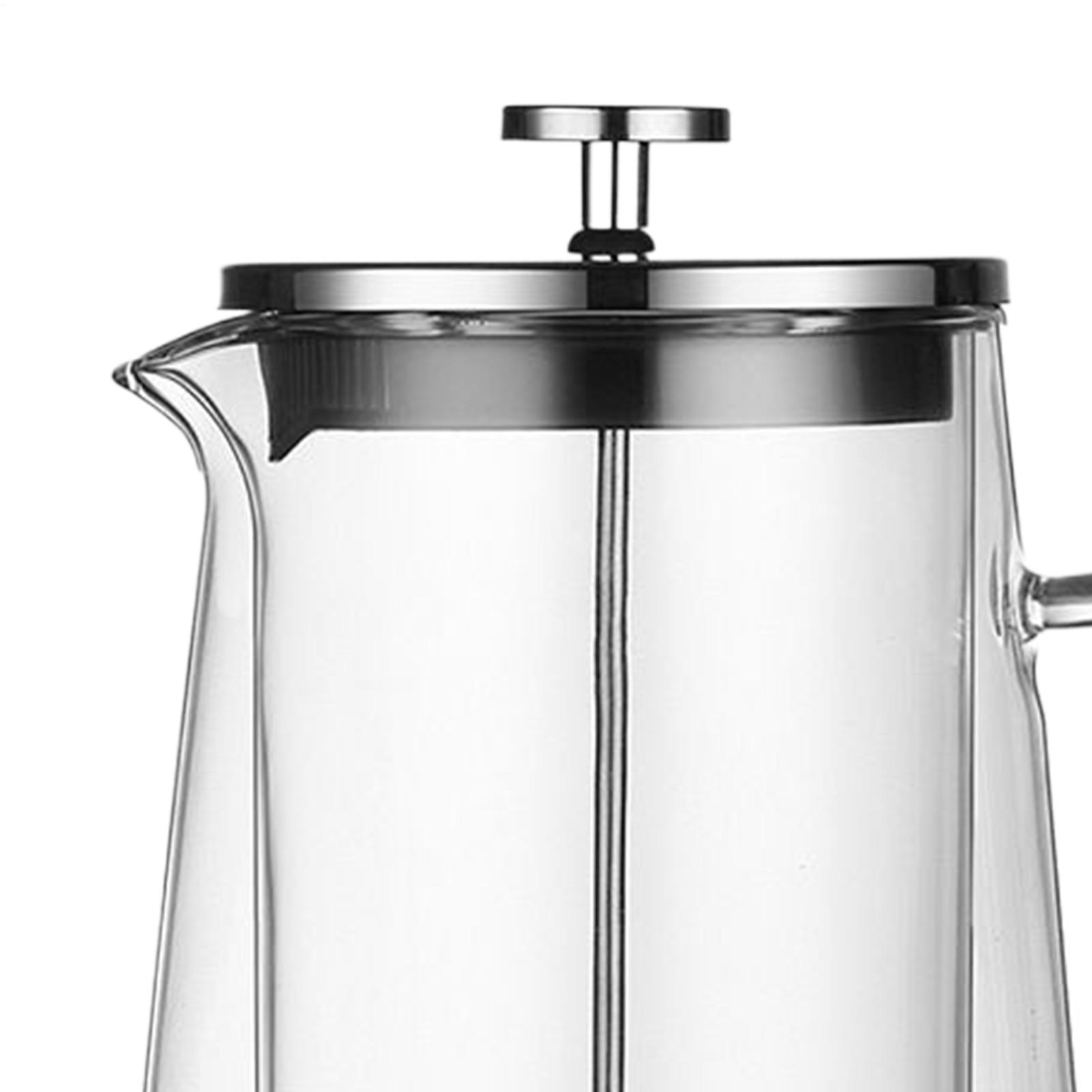 Koffiepersen Glas Roestvrij st - Coffee And Tea Glass recensie en prijs