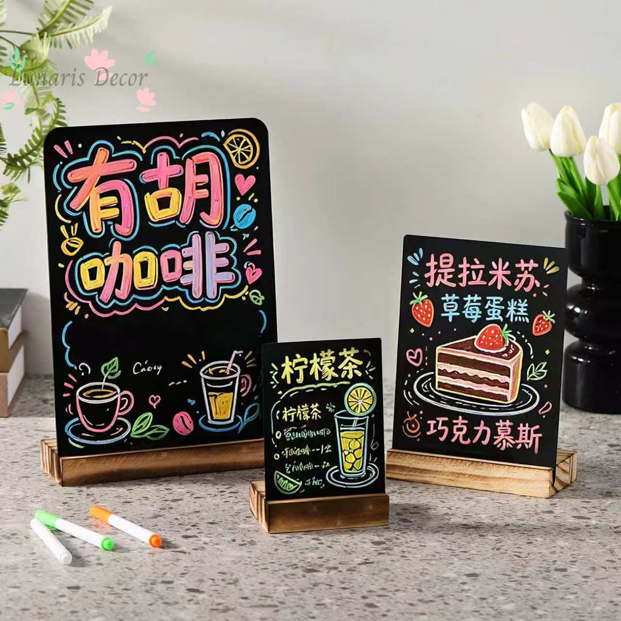 A4 herschrijfbare reclamekaart - Coffee Tea Menu recensie en prijs