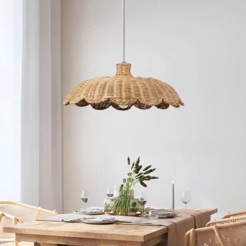 Handgemaakte geweven hanglamp  - Switching Coffee To Tea recensie en prijs