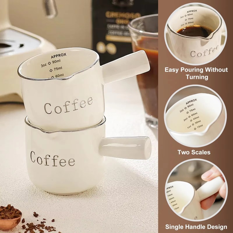 Mini keramische koffiekop met  - Coffee Tea With Milk recensie en prijs