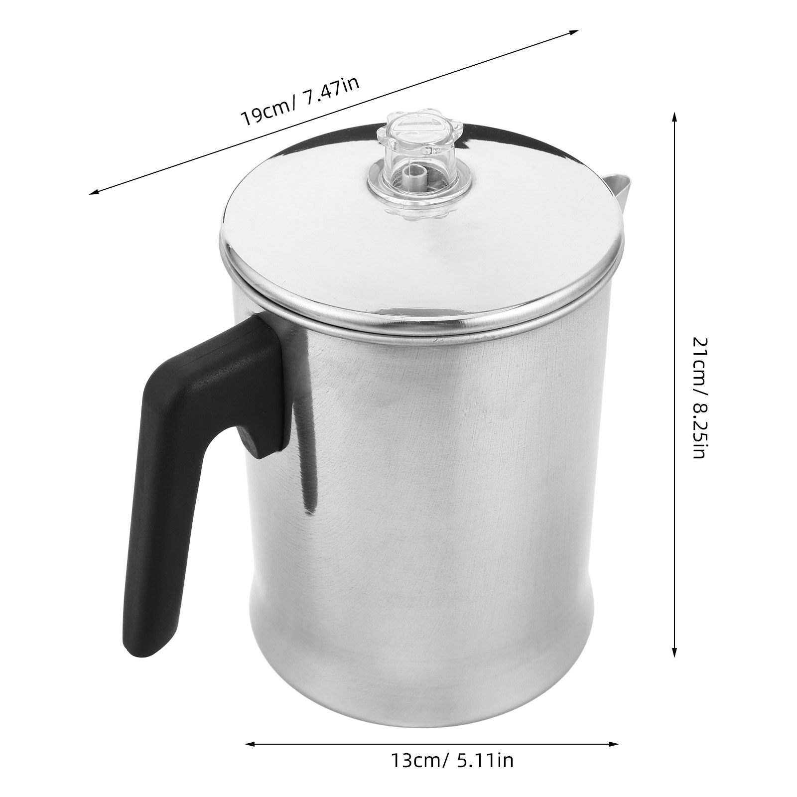 1,8L Aluminium Koffiepot Buite - Coffee Tea Pots recensie en prijs