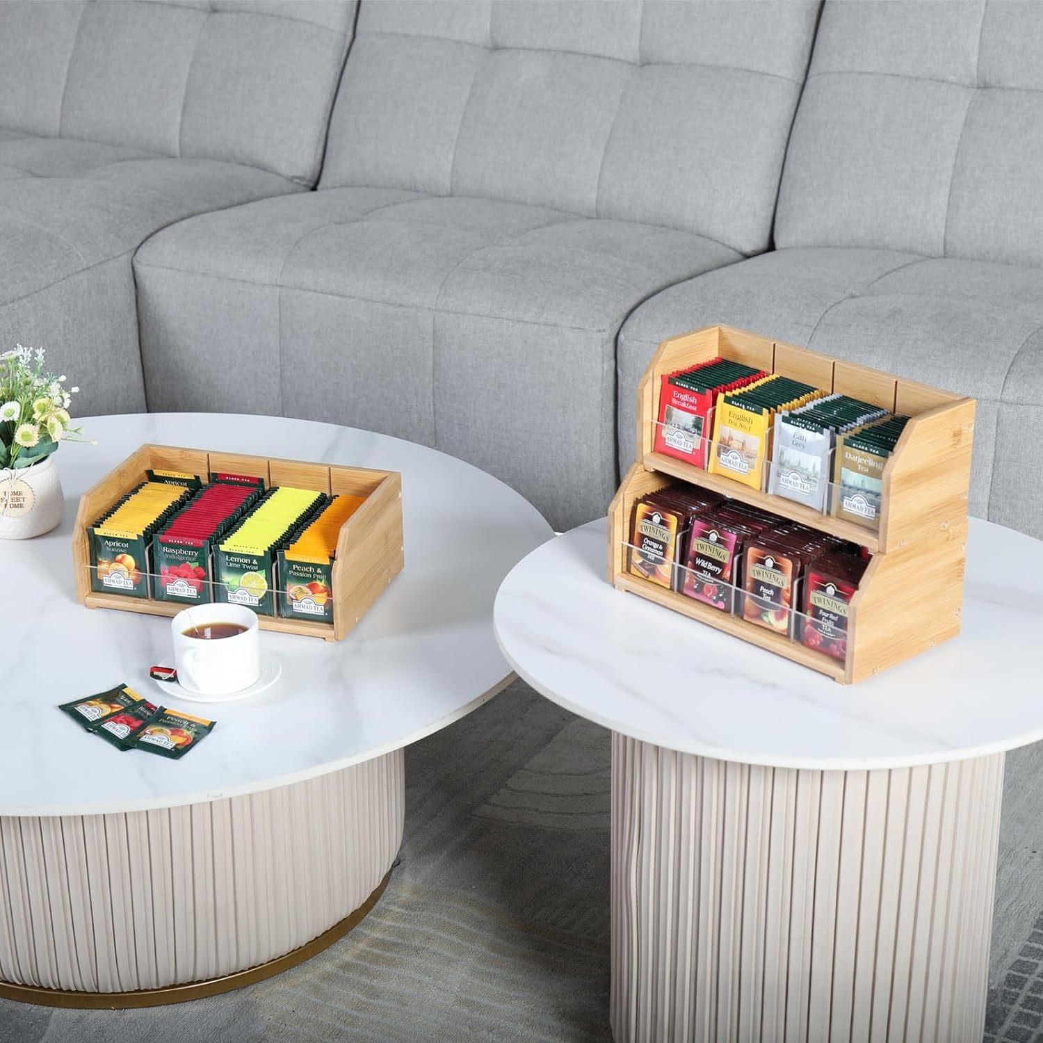 Bamboe theezakjes opbergdoos D - Coffee Tea Bags recensie en prijs