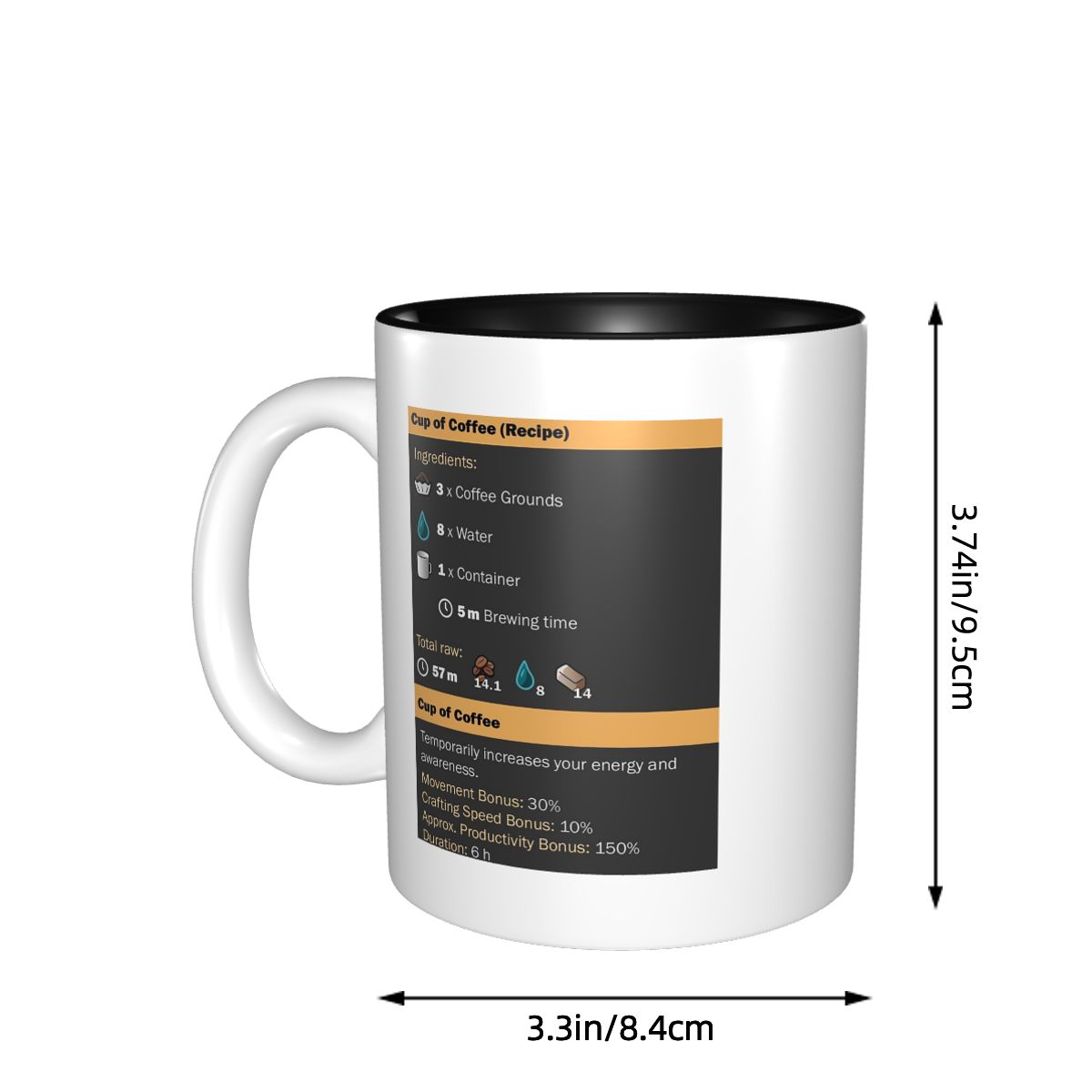 Kopje koffie (recept) mok grap - Coffee Tea Recipe recensie en prijs