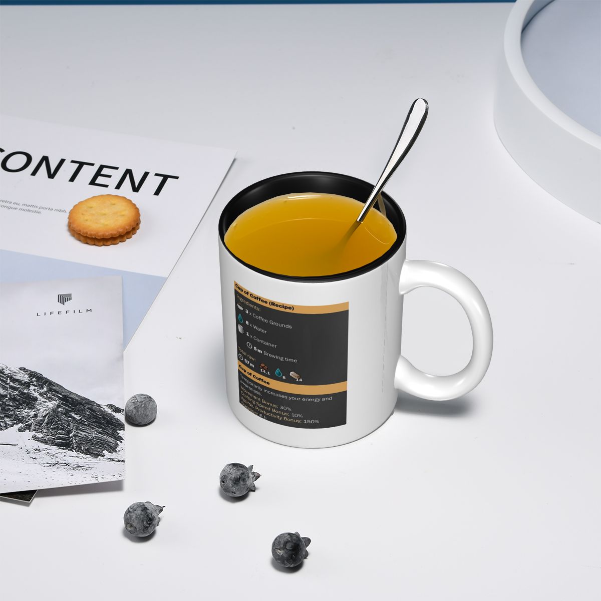 Kopje koffie (recept) mok grap - Coffee Tea Recipe recensie en prijs