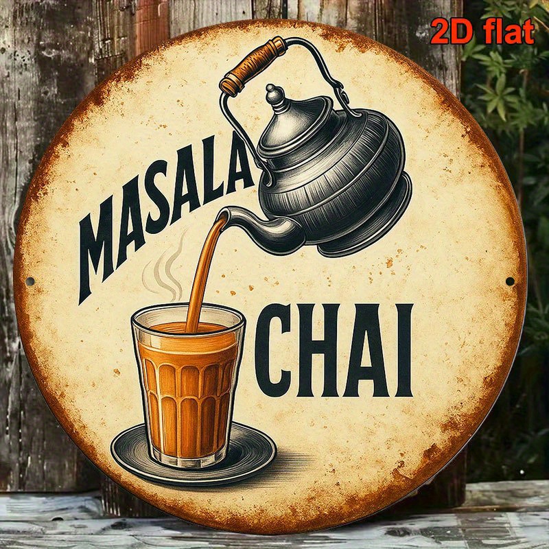 Masala Chai Metalen Bord Vinta - Coffee Tea Recipe recensie en prijs