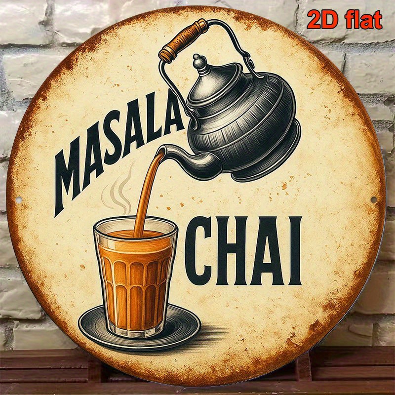 Masala Chai Metalen Bord Vinta - Coffee Tea Recipe recensie en prijs