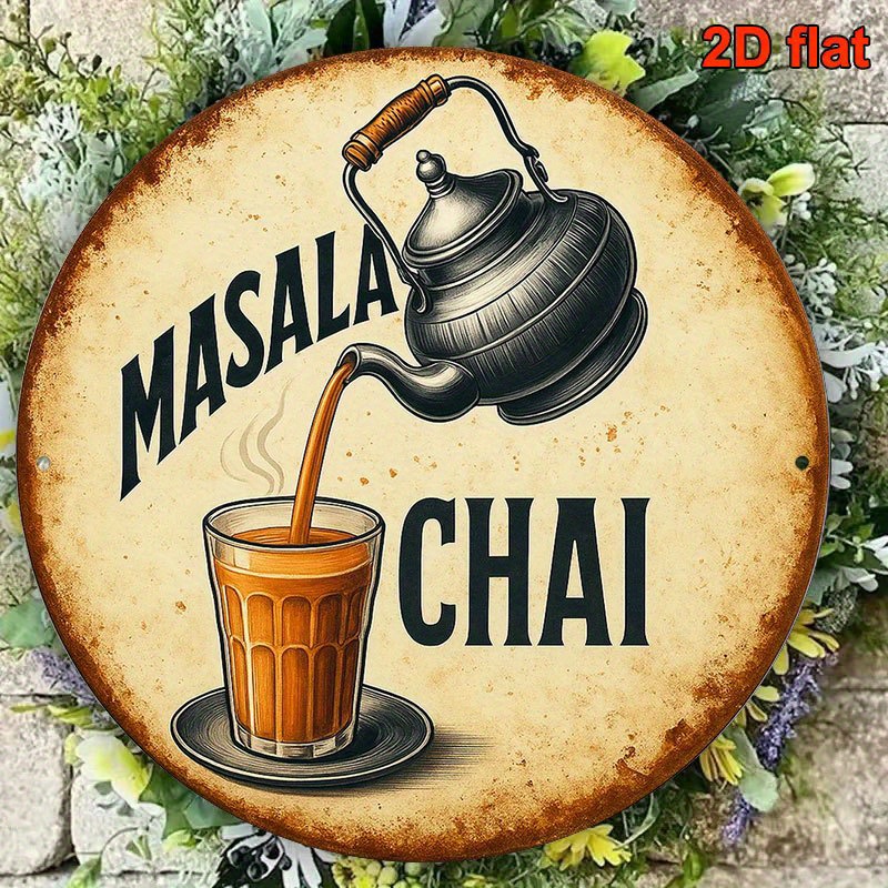 Masala Chai Metalen Bord Vinta - Coffee Tea Recipe recensie en prijs