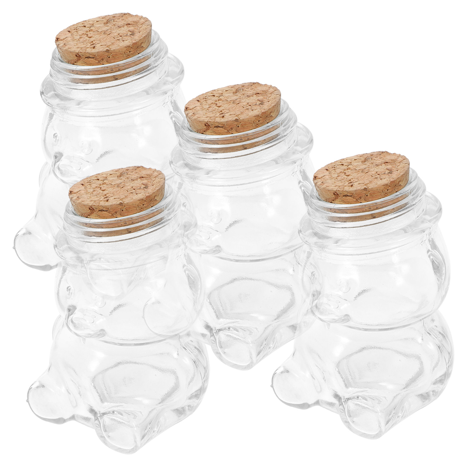 4-delige glazen snoepkruikense - Coffee And Tea Glass recensie en prijs