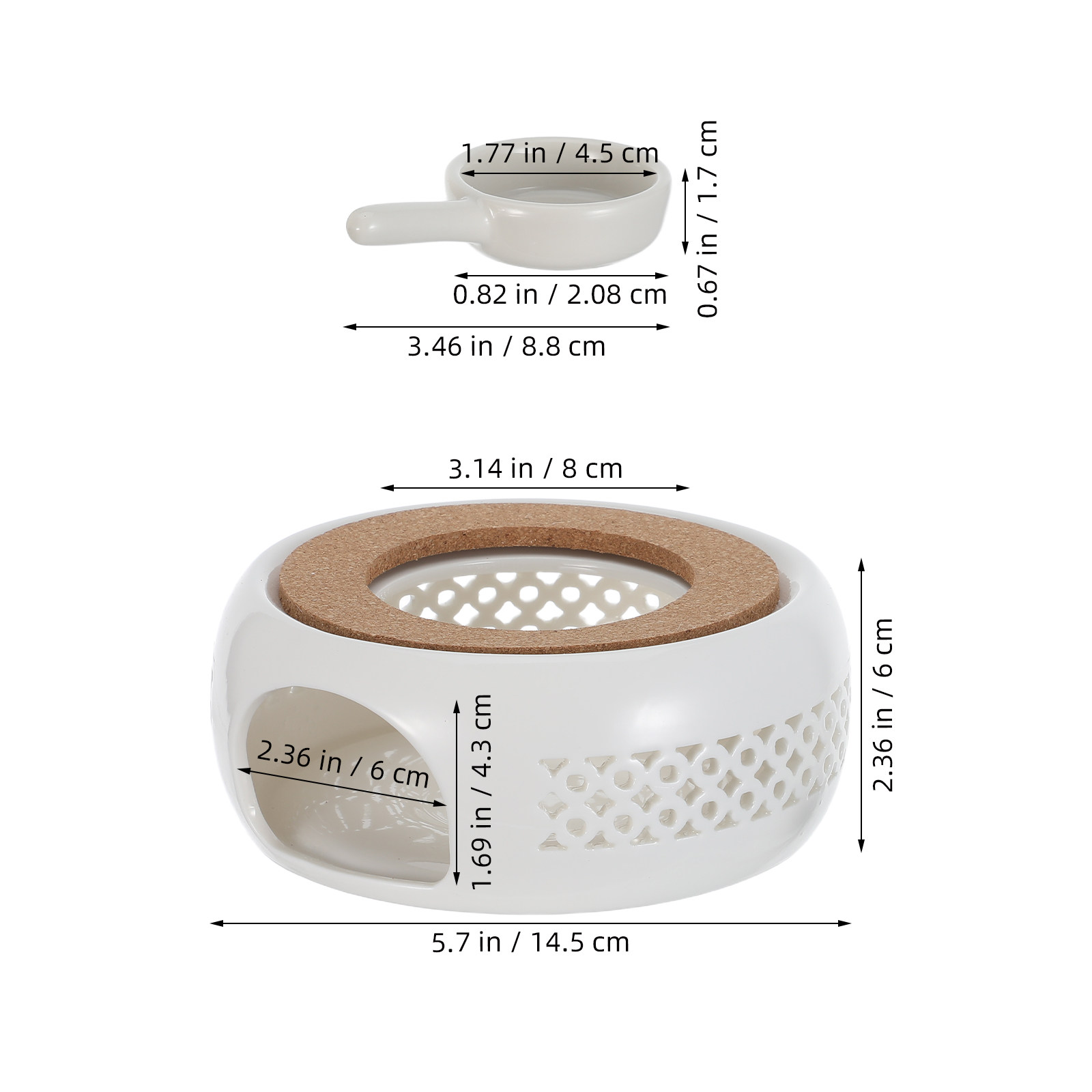 1Set Keramische Theepotverwarm - Coffee Tea With Milk recensie en prijs