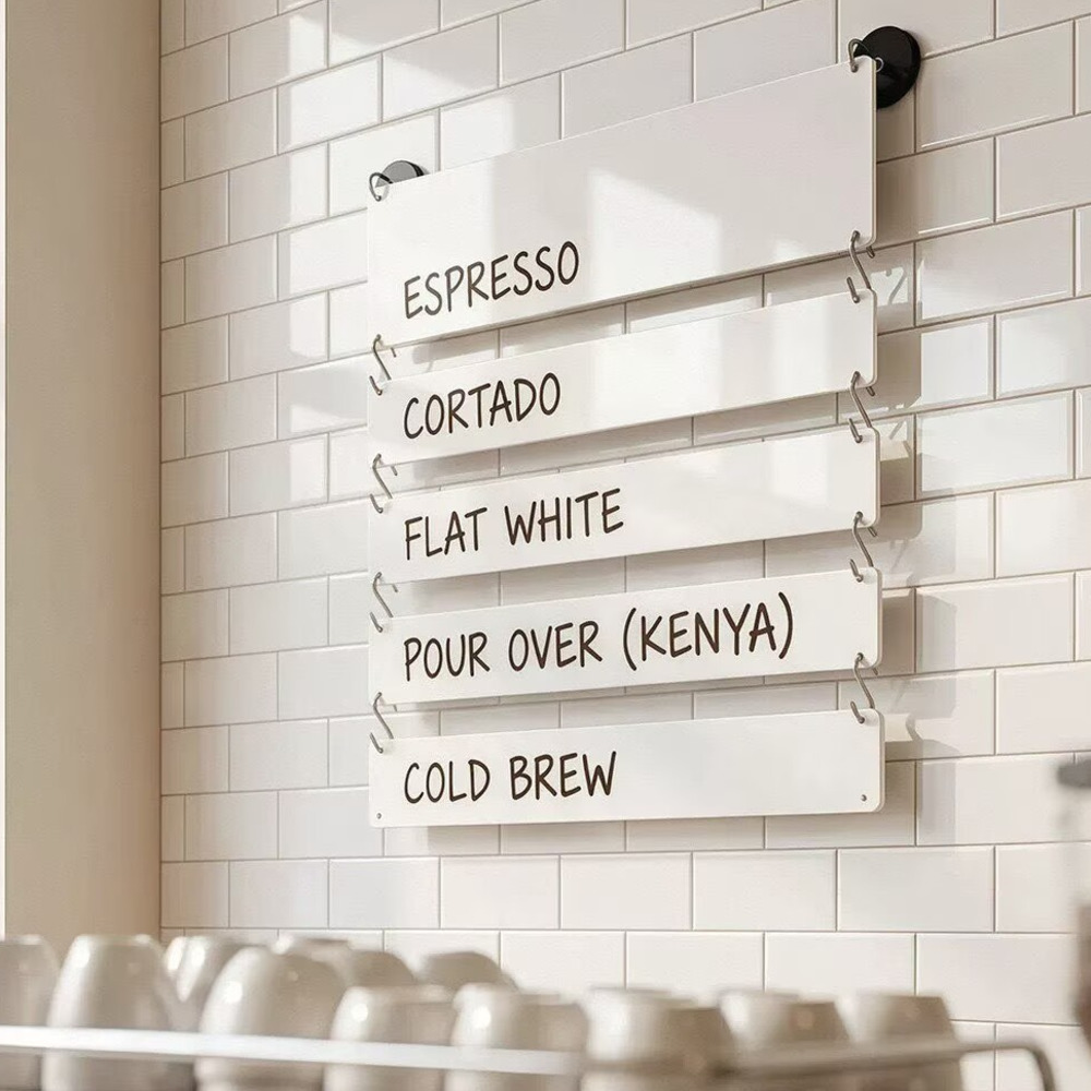 1 set 40 cm hangende uitwisbar - Coffee Tea Menu recensie en prijs