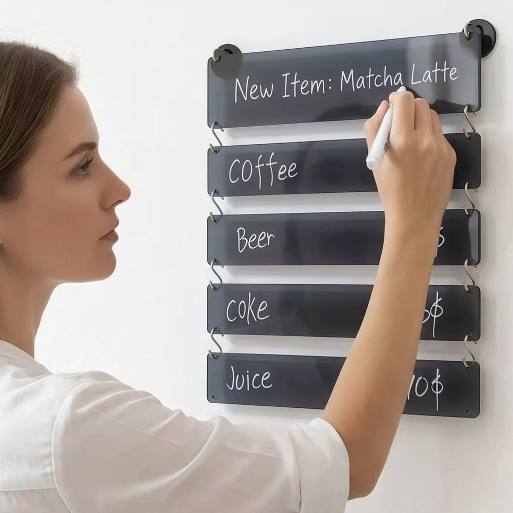 1 set 40 cm hangende uitwisbar - Coffee Tea Menu recensie en prijs