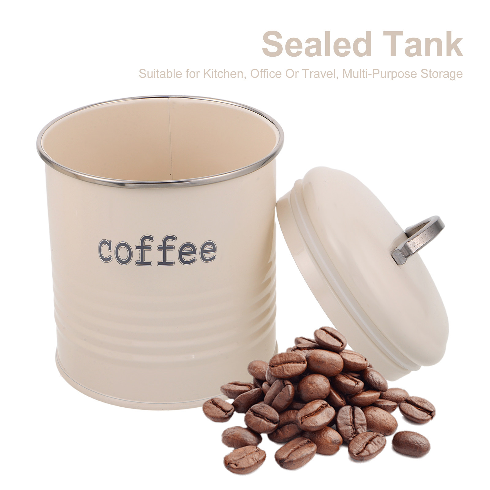 3-delige verzegelde koffiebone - Coffee Tea Containers recensie en prijs