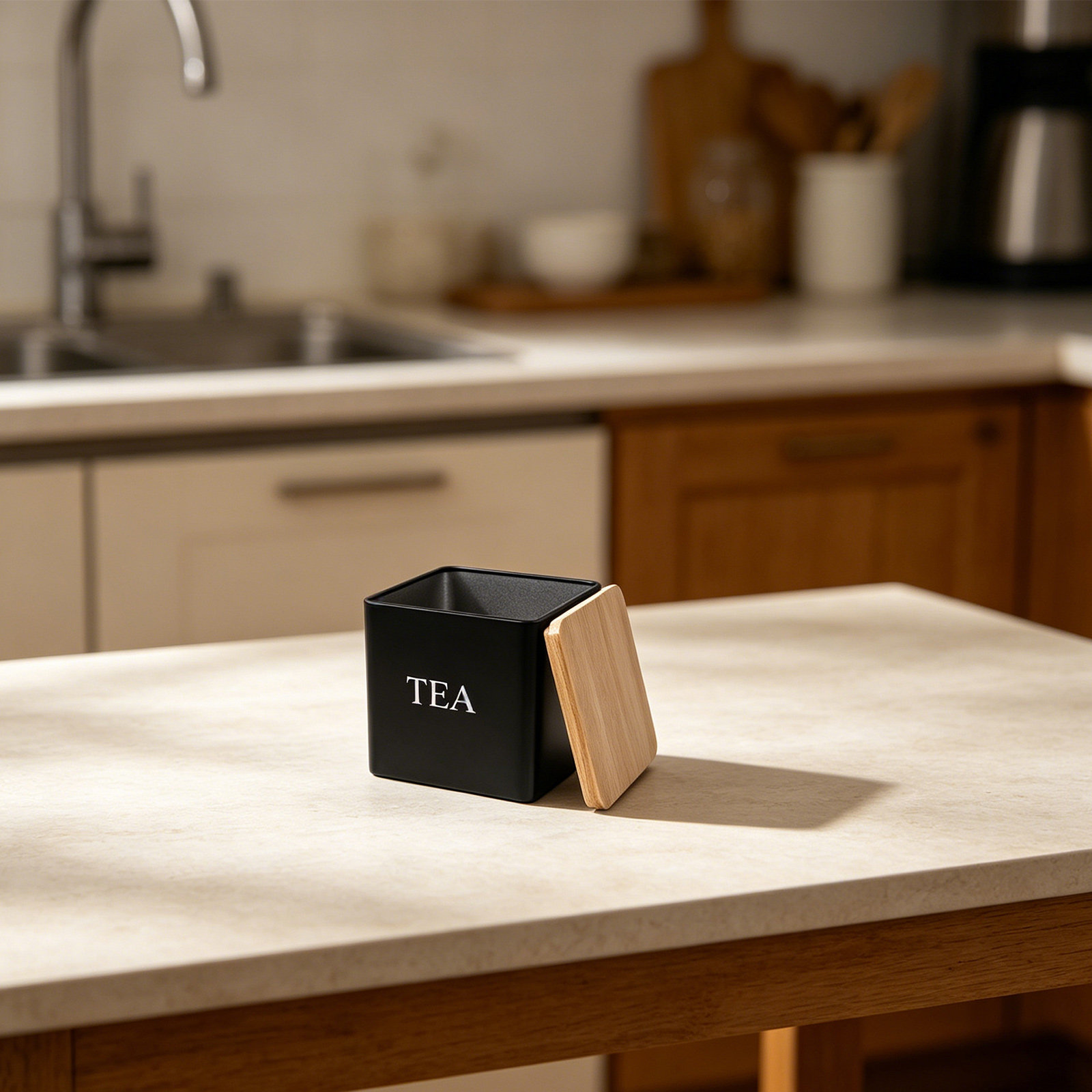 3-delige metalen thee-, koffie - Coffee Tea Containers recensie en prijs